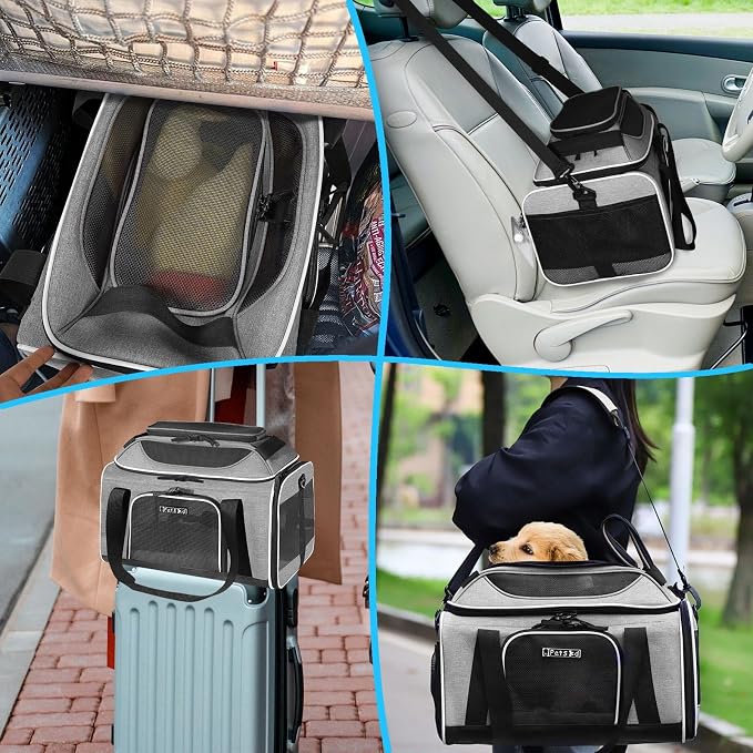 Petskd Top-Expandable Pet Carrier 18x13x9.5 Inches Southwest Airline Approved - Image 8