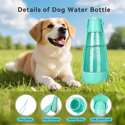 UPSKY Portable Dog Water Bottle, 3-in-1 Foldable Dog Water Dispenser - Image 3