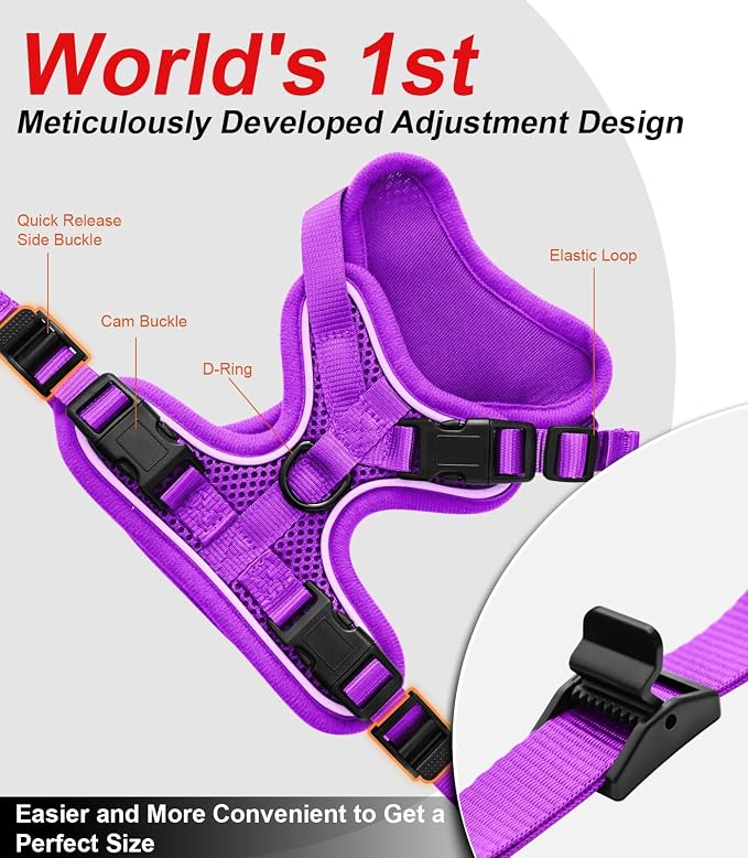 Cat Harness and Leash for Walking Escape Proof Soft Adjustable Cat Leash - Image 5