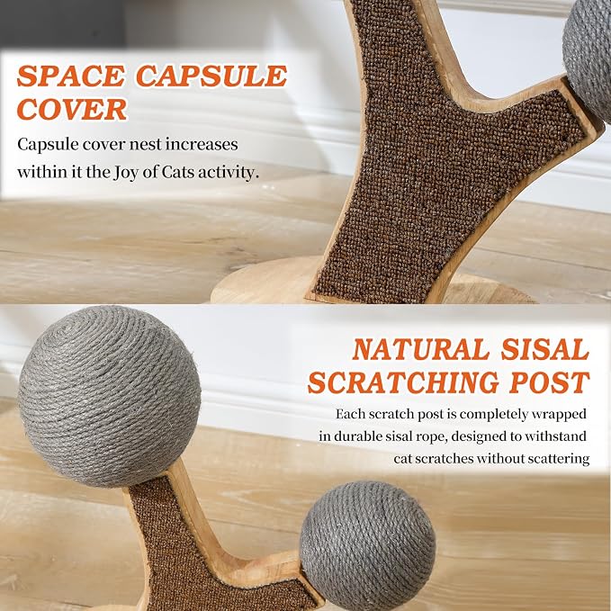 Tree-Shaped Cat Scratching Post - Image 4