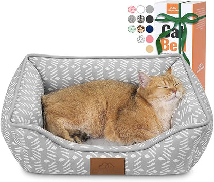 Rectangle Cat Dog Bed for Large Medium Small Pets Indoor Outdoor Machine by Zerbuger