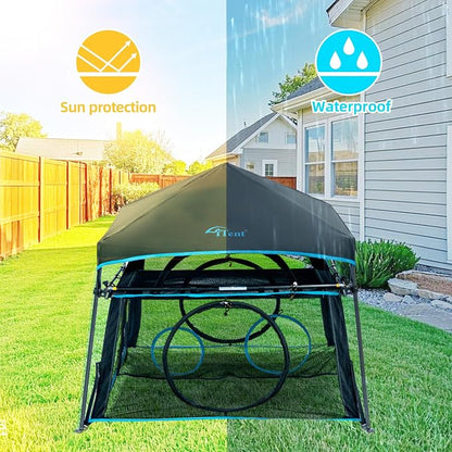 Extra Large Catio Outdoor Cat Enclosure 2-Tier Cat Tent - Image 6