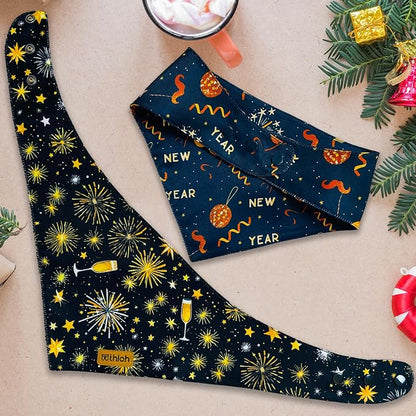 Happy New Year Dog Bandanas - Image 6