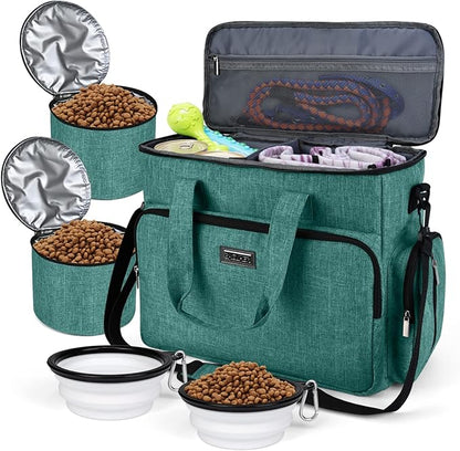 BAGLHER Dog Travel Bag, Airline Approved Pet Tote Organizer by BAGLHER