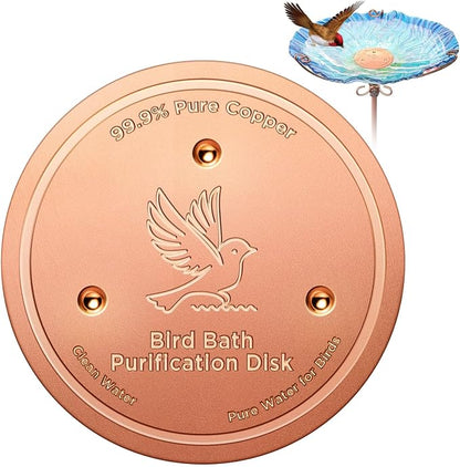 Bird Bath Copper Disk, Copper Disk by CollectHall