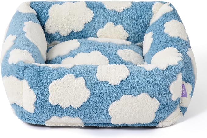 LE SURE Cute Dog Bed for Small Dogs & Cats- Washable Puppy Beds, Cozy Rectangle - Image 5