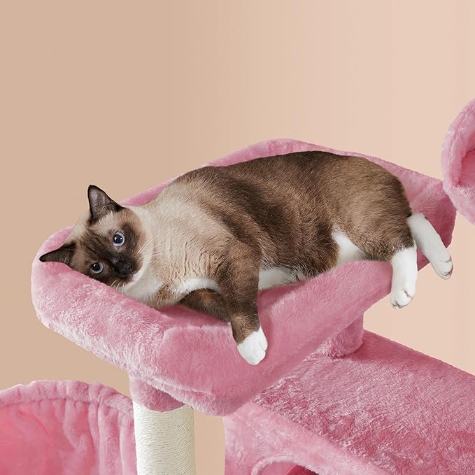 Yaheetech Multi-Level Cat Tree, Large Cat Tower - Image 5