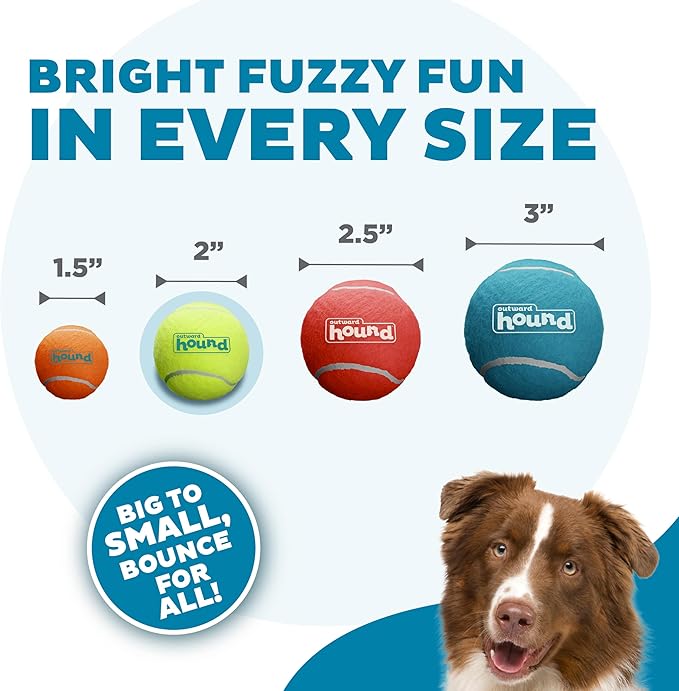 Outward Hound Squeaker Ballz – Squeaky Tennis Balls - Image 3