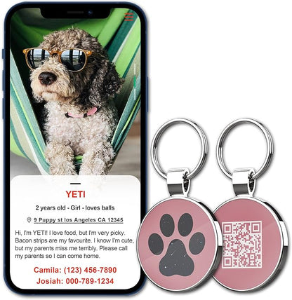 MYLUCKYTAG QR Code Pet ID | Personalized Dog & Cat Collar Tag | Online Profile - Image 5