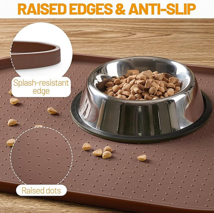 Hubulk 100% Waterproof Silicone Pet Feeding Mat - Image 3