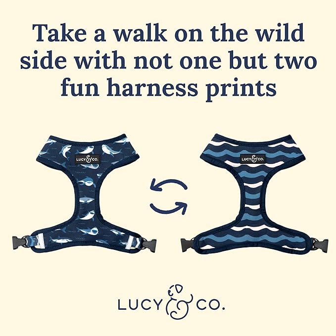 Lucy & Co. Reversible Dog Harness Walking Halter - Image 3