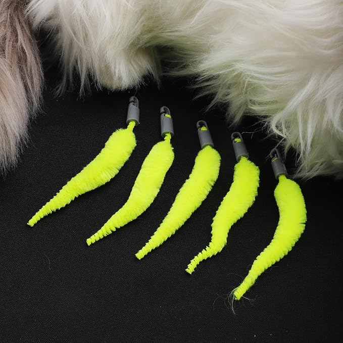 BOXOB 5 Pcs Cat Ball Toy Replacement Tails, Interactive Cat Toy Tail - Image 5