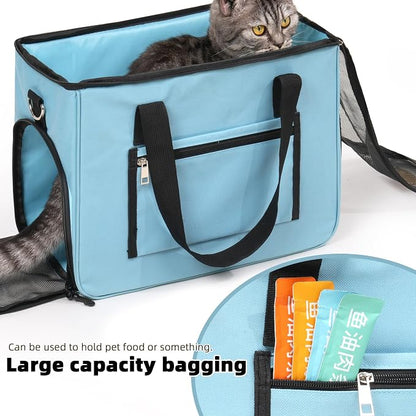 Cat & Dog Carrier for Pets Up to 15 Lbs, Airline Approved Soft-Sided - Image 5