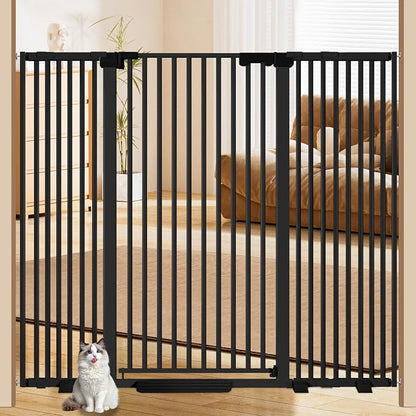 51'' Extra Wide Cat Gate Barrier 30-63'' Wide by Amibud