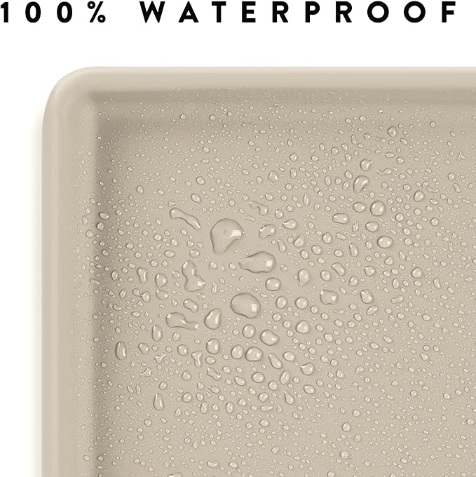 CatGuru Cat Food Mat, Small & Large Pet Feedingd Mat, 100% Waterproof Cat Mats - Image 4