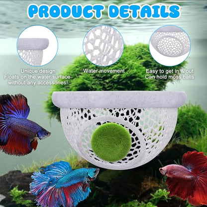 Floating Betta Hide & Shrimp Cave – 3D Printed Aquarium Hammock - Image 6