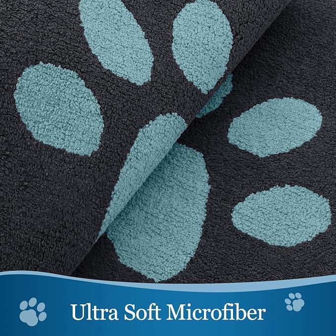 Buganda Dog Door Mat for Muddy Paws, Absorbent Dirt Trapper Washable Indoor - Image 4