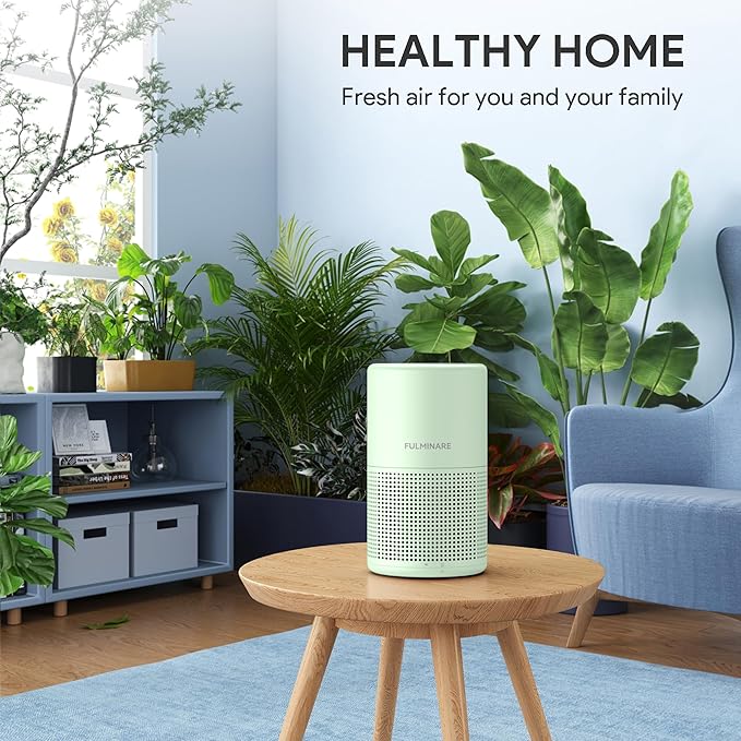 FULMINARE Air Purifiers for Home Bedroom H13 HEPA Air Purifier, 3 Speeds - Image 2