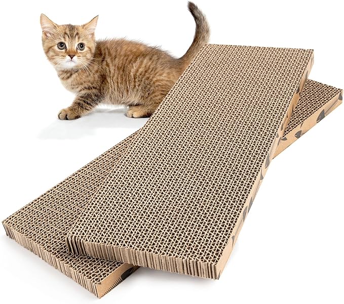 Mini Cat Scratching Board Small Cat Scratcher Cardboard Cat Scratchers by Unknown