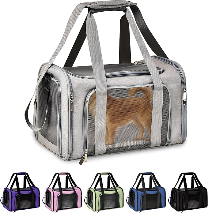 Pet Travel Carrier Bag – Airline Approved Soft-Sided Dog & Cat Carrier by ThePupQuartet