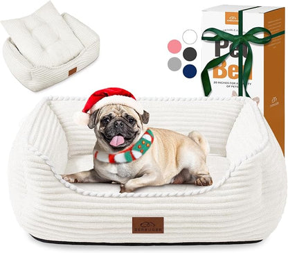 Orthopedic Dog Bed for Medium Dogs, Dog Sofa Beds Supportive Foam Pet Couch Bed by Zerbuger