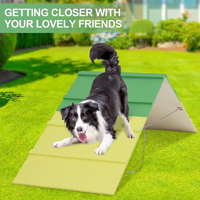 Dogs Agility A-Frame 74.8 x 18.9 Inch Dog Agility Equipment A-Frame Agility - Image 7