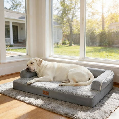 Orthopedic Dog Beds for Extra Large Dogs, Waterproof Egg Crate Foam XL Dog Bed - Image 9