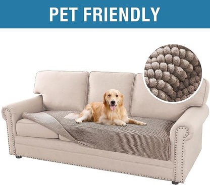H.VERSAILTEX Plush Chenille Dog Bed Cover Thick Soft Sofa Cover - Image 2