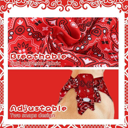 PAWCHIE Dog Bandanas Small Reversible Styles Pet Triangle Scarf Bibs - Image 4