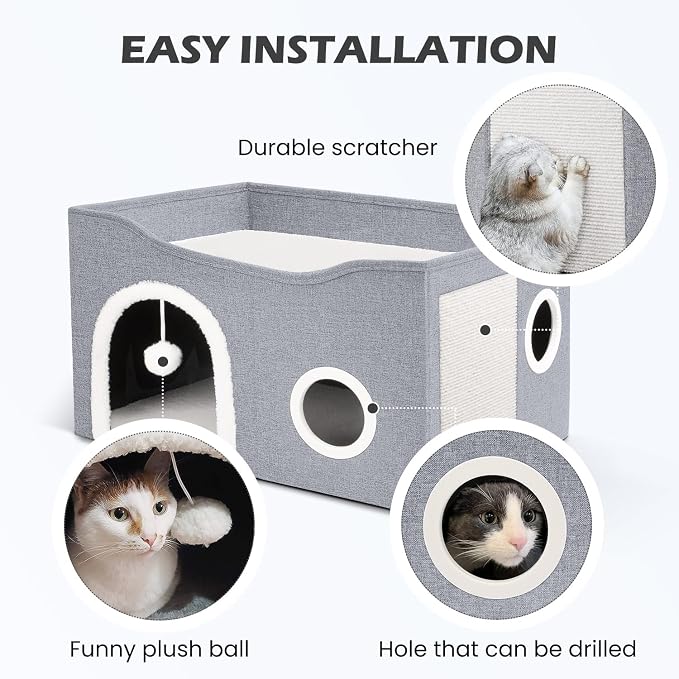 Heeyoo Cat House for Indoor Cats - Image 3