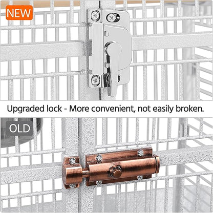 Yaheetech Wrought Iron Bird Cages, Play Top Large Aviary - Image 6