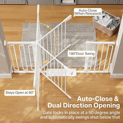 Cumbor 36.6-59" Extra Wide Baby Gate - Image 5
