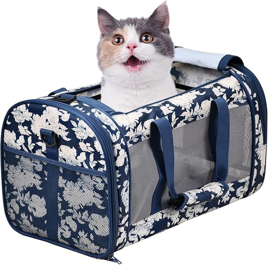 Soft-Sided Kennel Pet Carrier for Small Dogs, Airline Approved Cat Carriers Dog by GOOPAWS