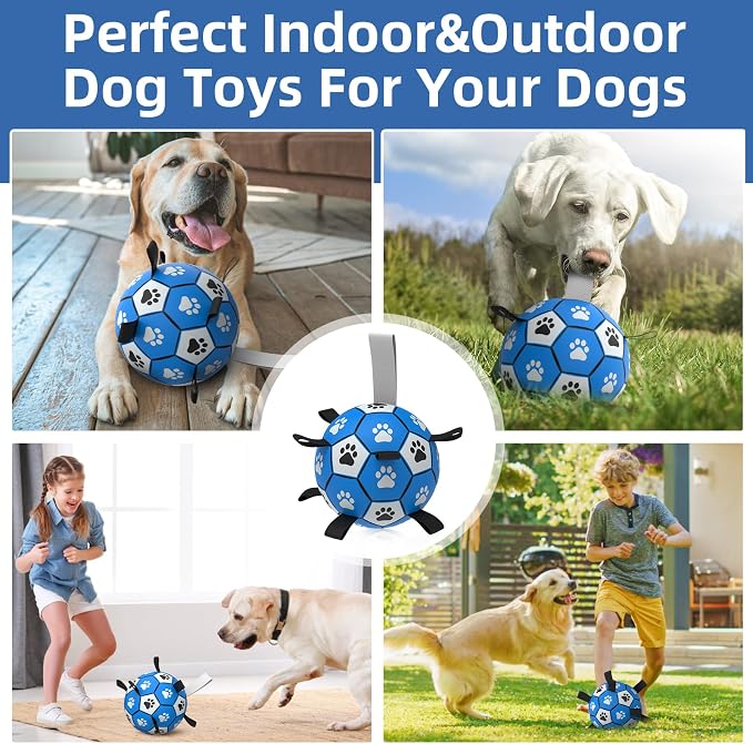QDAN Extra Large Dog Toys Soccer Ball - Image 4