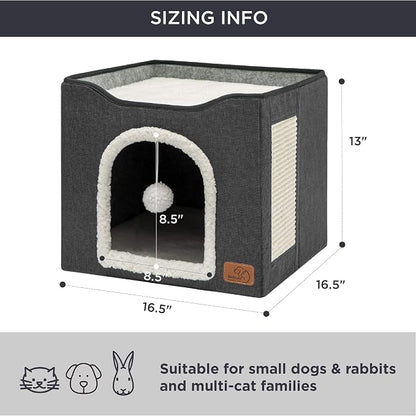 Bedsure Cat Beds for Indoor Cats - Image 6