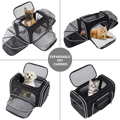 TSA Airline Approved Large Pet Travel Carrier, 4 Sides Expandable - Image 9