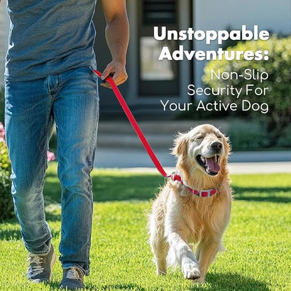 4.2FT Dog Collar and Leash Set, PVC Waterproof Adjustable Odor Proof Pet - Image 6