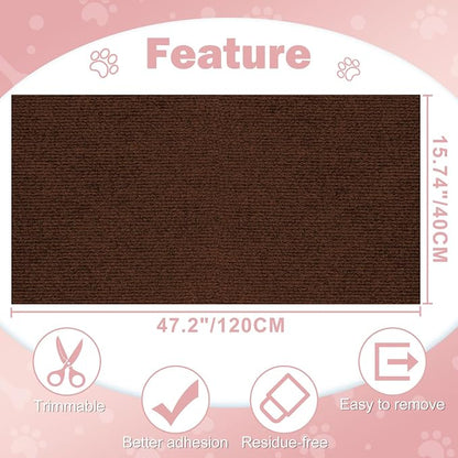 Cat Scratcher Pad, 47.2"x15.8" Scratching Mat, Trimmable Anti Scratch Bed Couch - Image 8