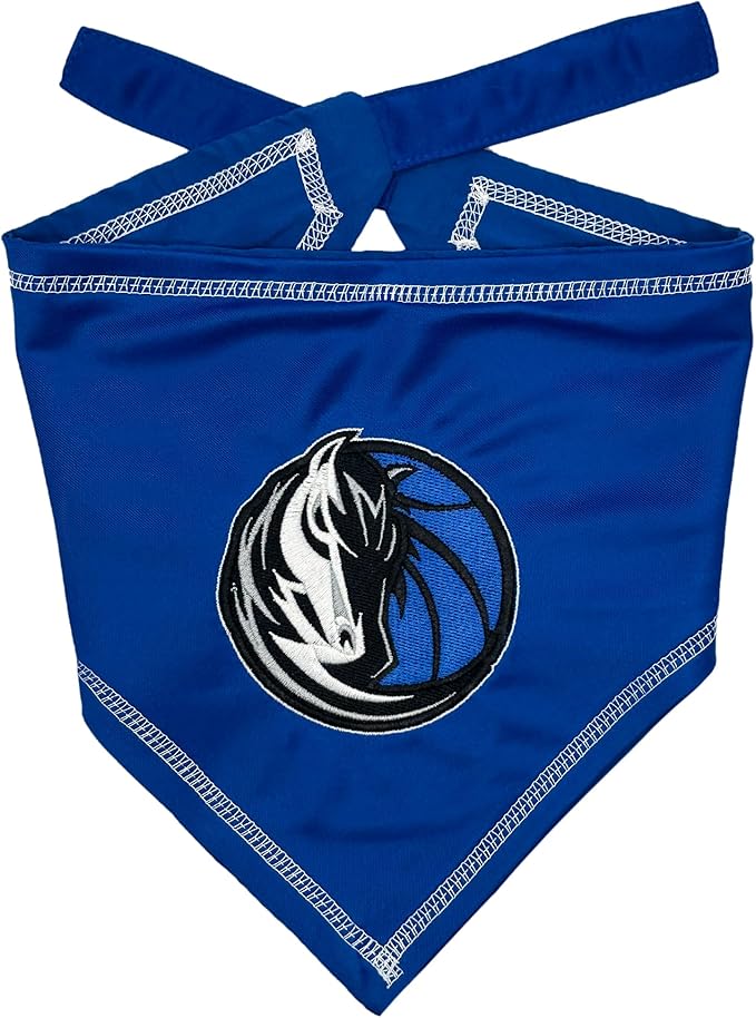 Pets First NBA Dallas Mavericks TIE Bandana, Size Large/X-Large. Dog Bandana by PETSFIRST