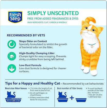 Fresh Step Cat Litter, Odor Control | Clumping Formula | Activated Charcoal | - Image 10