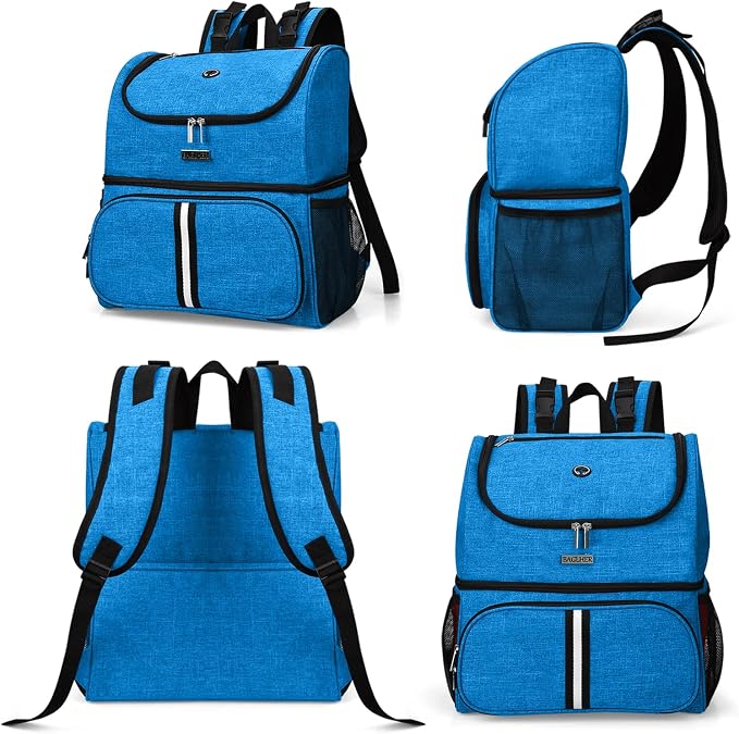 BAGLHER Pet Travel Bag, Double-Layer Pet Supplies Backpack, Pet Travel Backpack - Image 2
