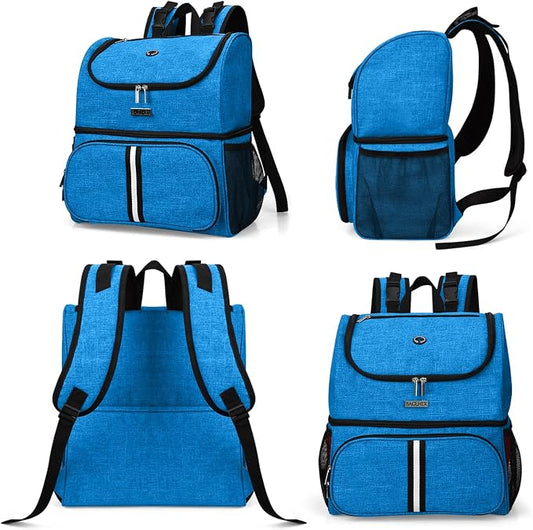 BAGLHER Pet Travel Bag, Double-Layer Pet Supplies Backpack, Pet Travel Backpack - Image 2