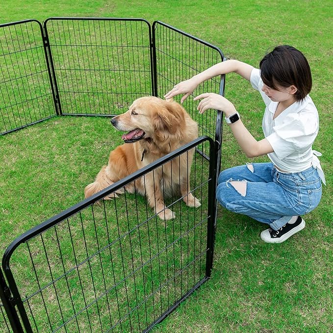 BestPet | Dog Playpen | 40 Inch, 24 Panels | Heavy Duty Metal Pet Exercise Pen - Image 2