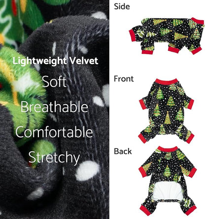 Fitwarm Christmas Tree Dog Pajamas, Christmas Clothes - Image 4