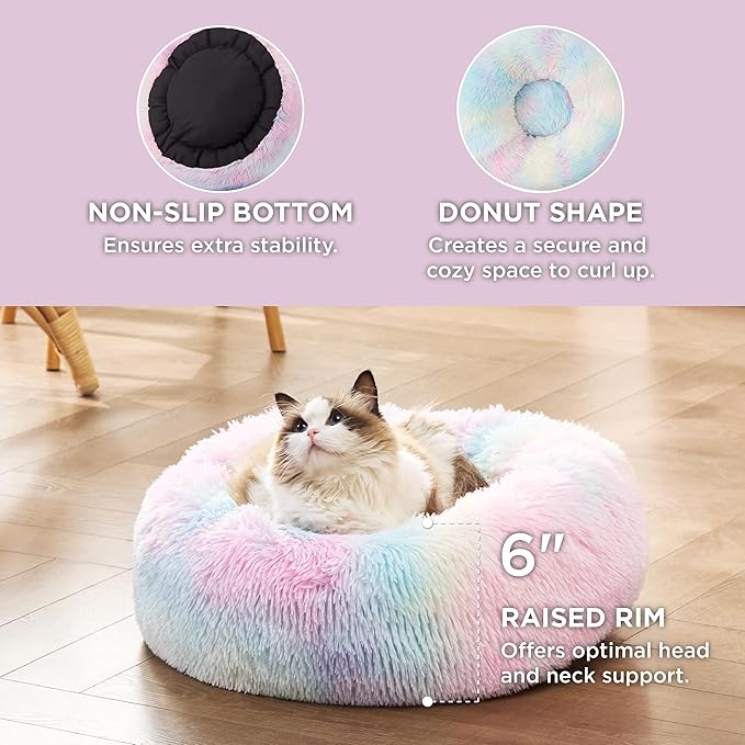 Bedsure Calming Cat Beds for Indoor Cats - Image 3