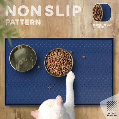 Dog Food Mat - 28x18” Large Silicone Stove Top Protector, Silicone Pet Feeding - Image 4