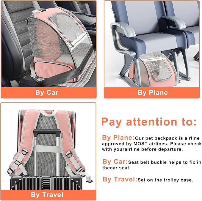 Texsens Innovative Traveler Bubble Backpack Pet Carriers - Image 6