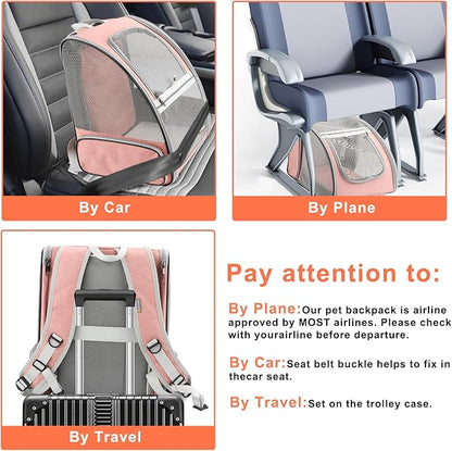 Texsens Innovative Traveler Bubble Backpack Pet Carriers - Image 6