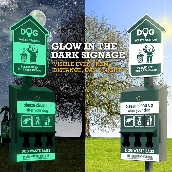 ALAGPRO® Dog Waste Station Outdoor Pet Waste Station - Image 5