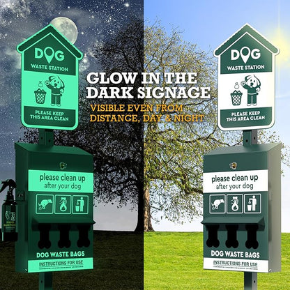 ALAGPRO® Dog Waste Station Outdoor Pet Waste Station - Image 5